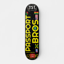 PASSPORT BROS 7 3/4インチ スケートボードデッキ