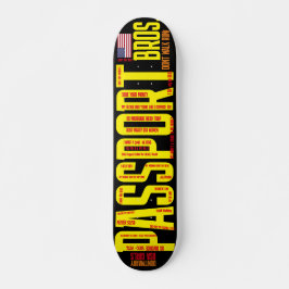 PASSPORT BROSZ. 7 3/4" スケートボードデッキ