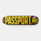 PASSPORT BROSZ. 7 3/4"スケートボードデッキ スケートボード (横)