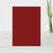 Passport Destination Wedding red invitation 招待状 (裏面)
