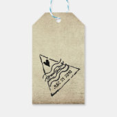 Passport Stampギフトラベル ギフトタグ (裏面)