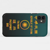 PASSPORT(TAIWAN) Case-Mate iPhoneケース (裏面(横))