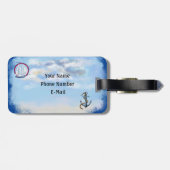 Passport to Adventureカスタムアクリル荷物タグ ラゲッジタグ (裏面横)