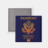 PASSPORT(USA) マグネット (正面/裏面)