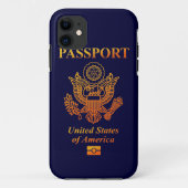 PASSPORT(USA) Case-Mate iPhoneケース (裏面)