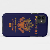 PASSPORT(USA) Case-Mate iPhoneケース (裏面(横))