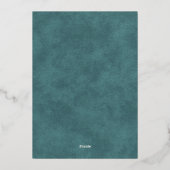 Passport Wedding 箔招待状 (裏面)