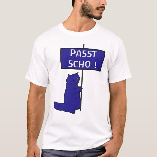Passt scho! blau Kopie Tシャツ (正面)