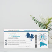 PassWeddingの招待状に乗っているドミニカ共和国 招待状 (スタンド正面)