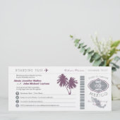 PassWeddingの招待状に乗るメキシコ 招待状 (スタンド正面)