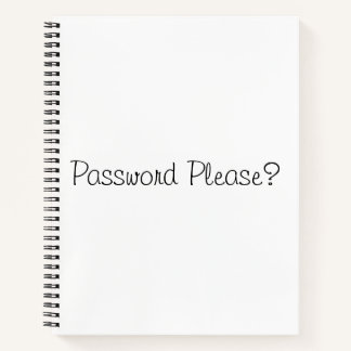 Password please? |  ノートブック