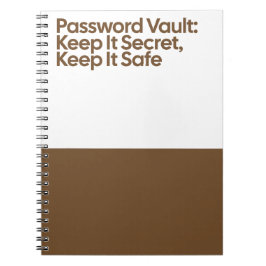Password Vault Secret Notebook ノートブック