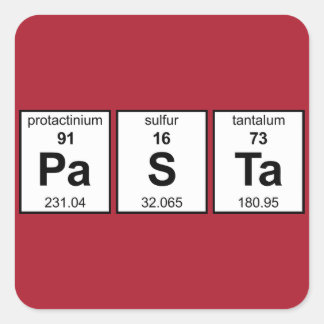 PaSTa周期表 スクエアシール