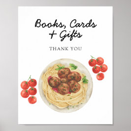 Pasta Baby shower  Books, Cards, Gifts ポスター