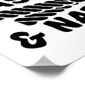 Pasta | Italian Food Pizza Spaghetti Gift Idea ポスター (角)