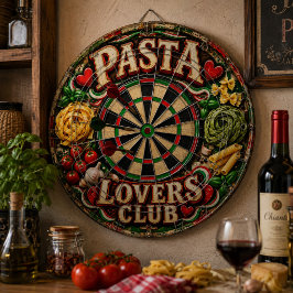 Pasta Lovers Club Italian Kitchen Gift & Farmhouse ダーツボード