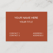 Pasta Makes Me Better Funny Pasta Restaurant 名刺 (裏面)