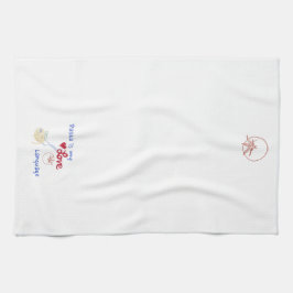 Pasta noodle tomato cute  キッチンタオル