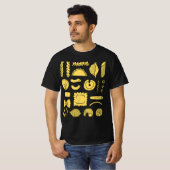 Pasta noodles spaghetti, penne, tortellini, Farfal Tシャツ (正面フル)