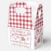 Pasta & Pacifiers Hand Drawn Italian Baby Shower フェイバーボックス (オープン)