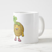 Pasta Polo – Lucky with Clover -Shirt ジャンボコーヒーマグカップ (正面右)