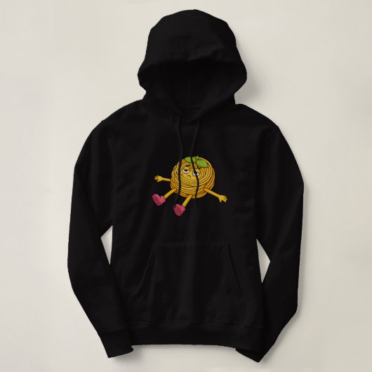 Pasta Polo Lying Down Tired and Drained T-Shirt パーカ (デザイン正面)