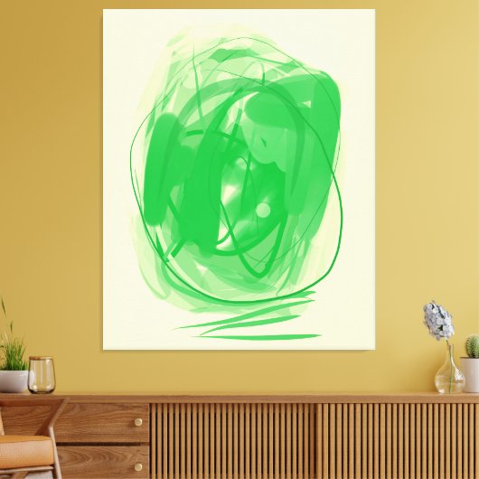 Pasted optical illusion Stretched Canvas Print キャンバスプリント (インサイチュ (リビング))