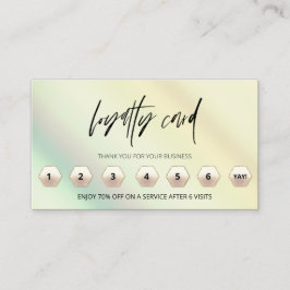 *～* Pastelに感謝グラデーションするロゴQR。 ロイヤリティカード