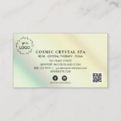 *～* Pastelに感謝グラデーションするロゴQR。 ロイヤリティカード (裏面)