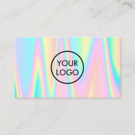 pastelのロゴはiridescenceをシミュレートした 名刺