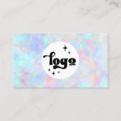 pastelのロゴ抽象芸術背景 名刺 (正面)