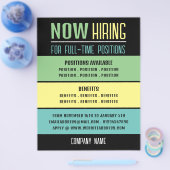 Pastelジョブ必要要員採用の広告禁止 チラシ (シングル)