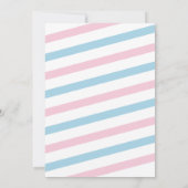 Pastelスクープのアイスクリームジェンダーリビールとは 招待状 (裏面)