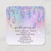 *～* PASTELレインボードリップグリッターAP7 スクエア名刺 (裏面)