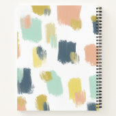 Pastel絵を描 Earthトーンの名前の見本 ノートブック (裏面)