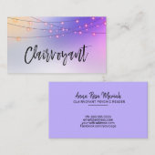 *～* Pastel金ゴールドストリングライト透視読み取り装置 名刺 (正面/裏面)