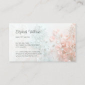 Pastel 3D Boho Flowers 名刺 (裏面)