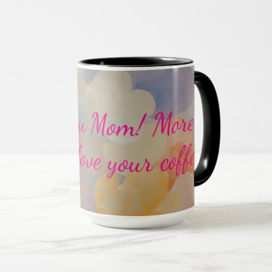 Pastel Abstract マグカップ (正面右)