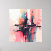 Pastel Abstract 1 キャンバスプリント (正面)