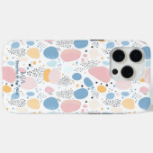 Pastel Abstract Pebble - Minimalist Organic Case-Mate iPhoneケース (裏面 (横))