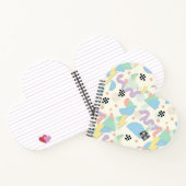 Pastel Abstract Shapes Pattern Design ノートブック (内部)