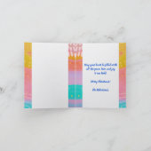 Pastel Abstract Wonderful Counselor Christmas Card カード (内部)