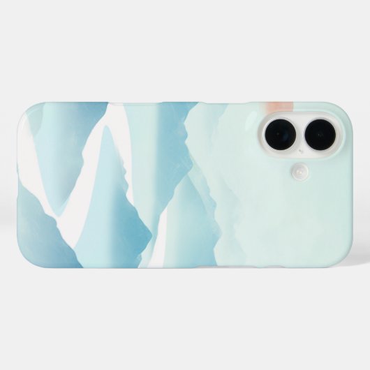 Pastel Aesthetic Bold Phone Case | mountain vibes Case-Mate iPhoneケース (裏面 (横))