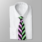 Pastel and Black Neck Tie ネクタイ (タイ)