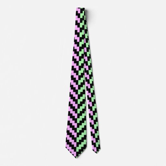 Pastel and Black Neck Tie ネクタイ (正面)