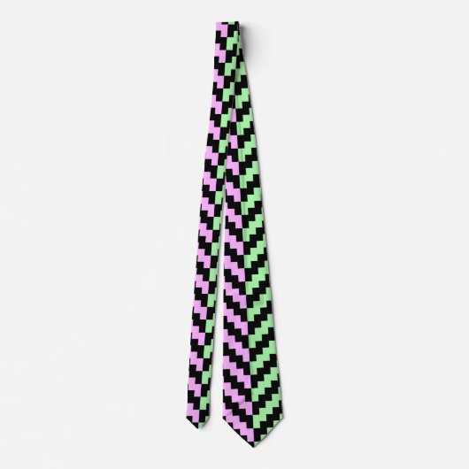 Pastel and Black Neck Tie ネクタイ (裏面)