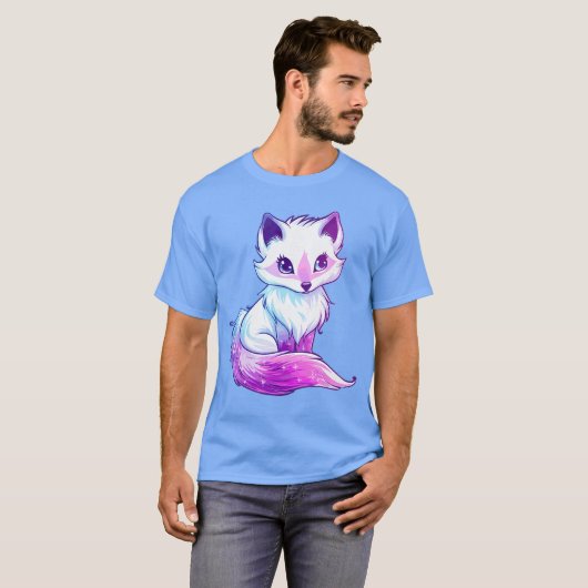 Pastel Arctic Fo I Cute Arctic Fo friend Tシャツ (正面フル)