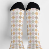 Pastel Argyle Pattern ソックス (上部)