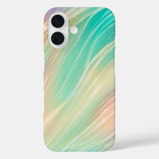 Pastel Aurora Flow Abstract Phone Case iPhone 16ケース