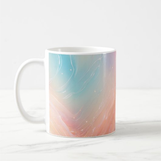 Pastel Aurora Gradient Mug コーヒーマグカップ (左)